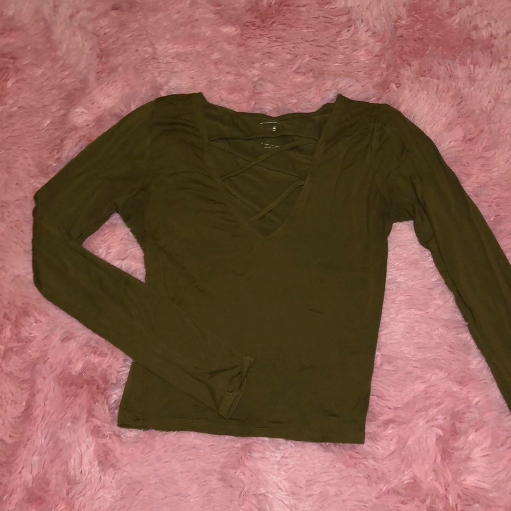 Brown “Me to We” Long Sleeve Shirt
